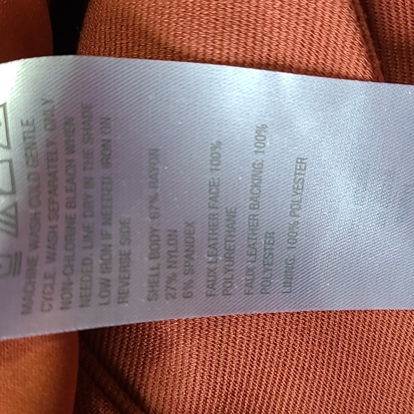 NWOT G by Giuliana copper colored cropped jacket Sz 2 or M - Picture 8 of 8